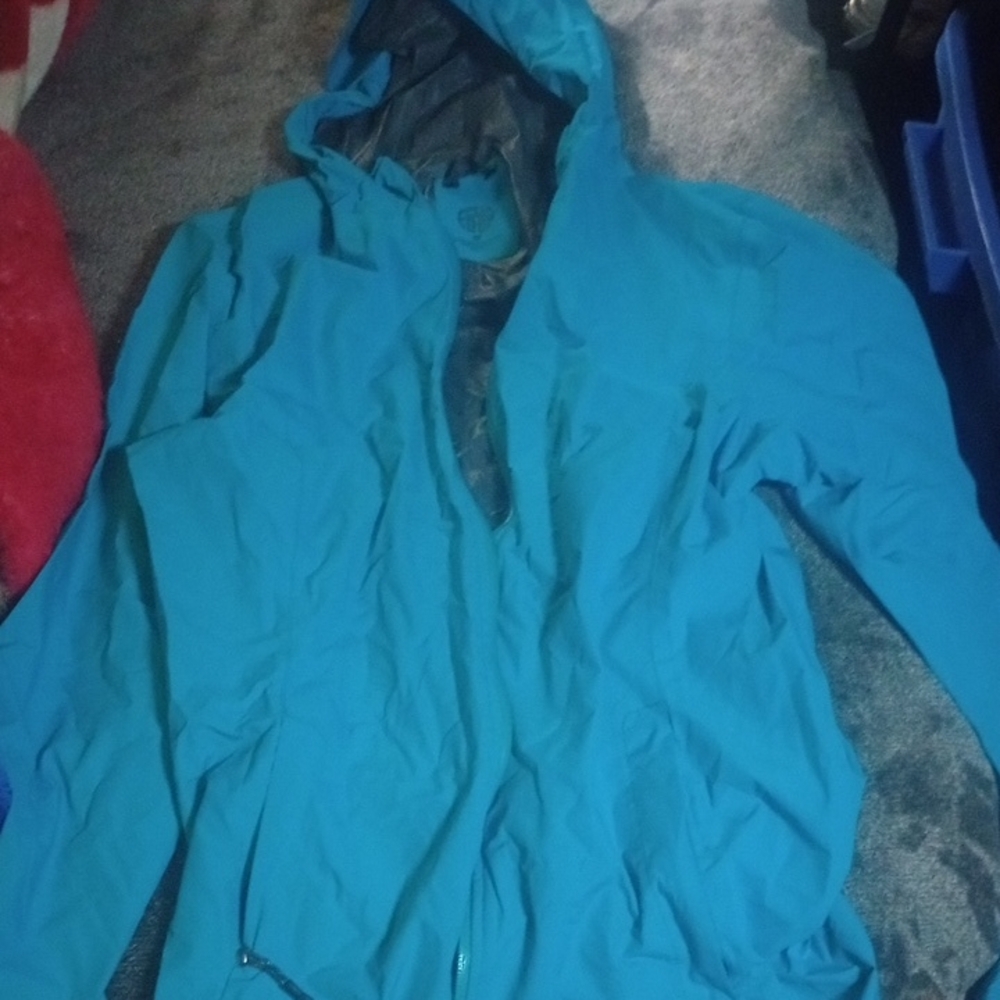 Blue Hooded Jacket